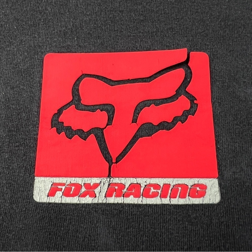 Vintage FOX RACING Double Sided Tee Shirt 🦊 🩸 - Picture 5 of 8